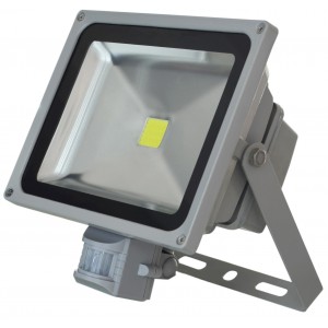 Светодиодный прожектор (LED) FLOOD LIGHT 20W с датчиком движения 6000К IP65